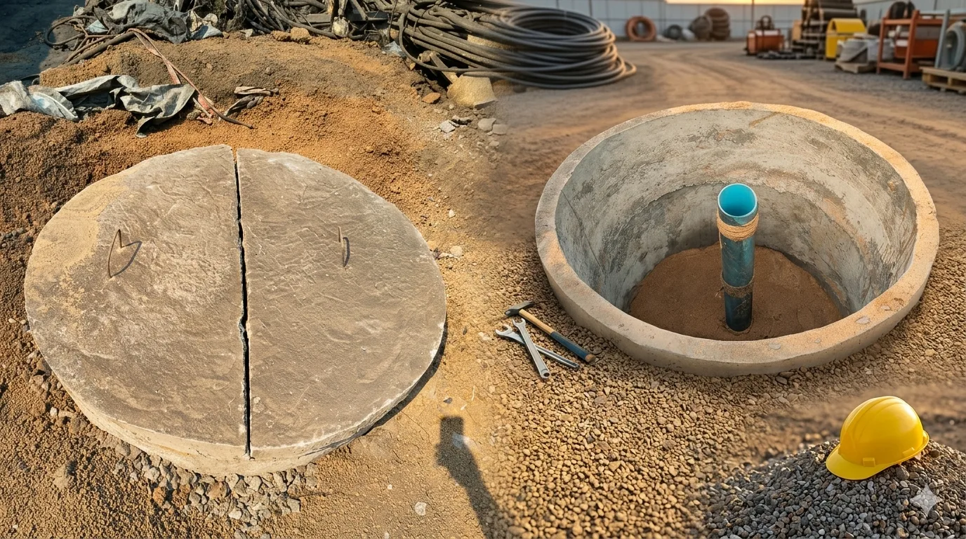 Recharge Pit Construction Photo