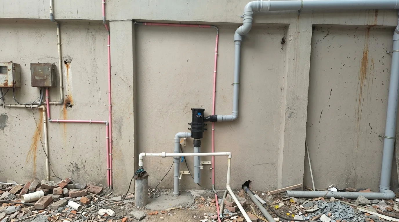 Rooftop RWH Installation Photo