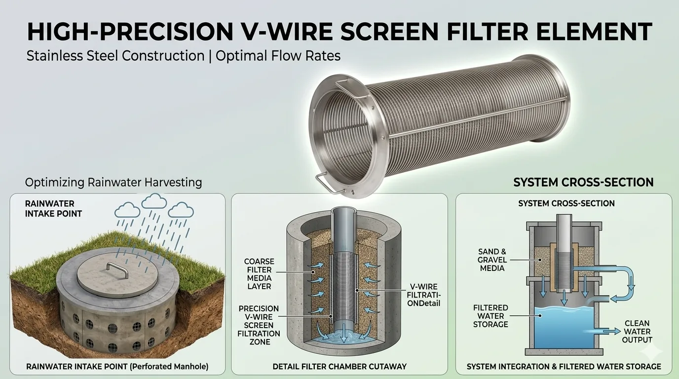 V-Wire Screen Design Photo